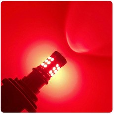 매우 밝은 자동차 조명 LED 전구 레드 화이트 브레이크 조명 리버스 램프 DRL 4X P21W BA15S LED 1156 7506 BAY15D 1157 P21/5W, Red, 6000k, 1156 BA15S P21W, 1개