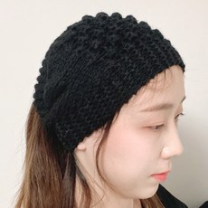 손뜨개귀도리