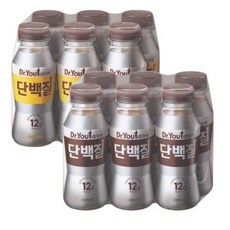 닥터유 드링크 단백질 초코맛 240ml x 6p + 바나나맛 240ml x 6p 세트, 3세트