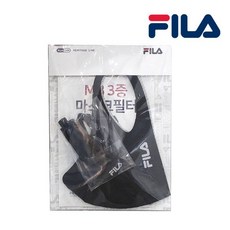 휠라 공용 3M 패키지 마스크 BLK, BLK/002