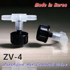 바보사랑 Ziss 지스 플라스틱 에어조절기 2개 (ZV 4) .미미네아쿠아