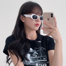 블루씨티 UV400 로인 라운드 스트릿 UV400 선글라스