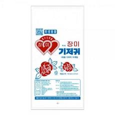 파워 장미 성인용 일자형 기저귀 교환패드 10매 x30팩