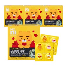 일동제약 마이니 생생톡톡 비타C 1600mg, 20정, 4개