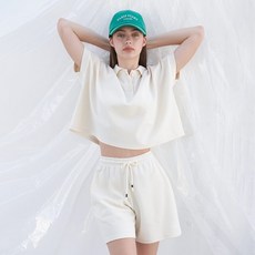 올리브데올리브 로고 자수 PK티셔츠 OH3ME5960