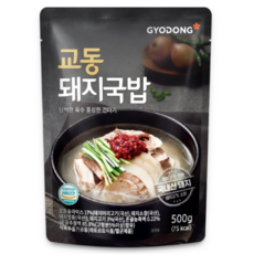 교동 부산식 돼지국밥, 500g, 10개