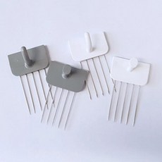 S/N361411000+인기상품 벽고리빠띠라인벽걸이꼭꼬핀벽지에꽂는:꼭꼬핀벽걸이고리 IQNSBU 빠른배송, 그레이일자형, 1개