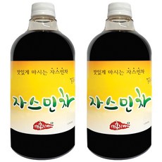 홍치마 대용량 자스민차 원액 중국집 중식당 음료 고농축 액상차 다홍치마 1000ml, 1개, 2개입
