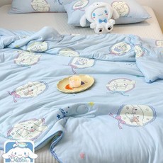 산리오 정품 캐릭터 여름 차렵 이불 시나모롤 포차코 키티 쿠로미 마이멜로디 AMInternational