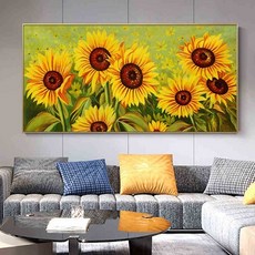 해바라기실십자수