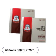 정관장 홍삼정 에브리타임 소프트 + 쇼핑백 세트, 600ml, 2개