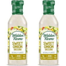 Walden Farms 월든팜 스윗 어니언 드레싱 355ml 2팩, 1개