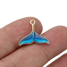 고래꼬리24k금귀걸이