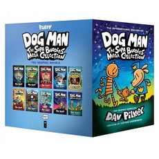 [언어세상독점] Dog Man #1-10 Boxed Set, Dog Man 1-10권 Boxed Set
