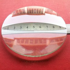 돋보기 3x 10x 또는 5x 옵션 1pc 대구경 100mm 이중 볼록 렌즈 광학 유리, 듀얼 렌즈 3x 10x