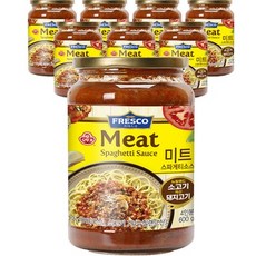 오뚜기 프레스코 미트 파스타 소스, 600g, 8개