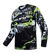 Kids Element Racewear powersports Jerseys 4-12Y Child Cycling MTB Bicycle Mountain Bike Jersey Shirt, Cu9013-lj_8 Years