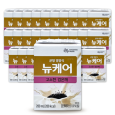 대상웰라이프 뉴케어 고소한검은깨 완전균형영양식, 30개, 200ml