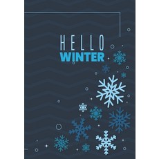 Hello Winter: 50 SNOWFLAKES TO COLOR: A Snowflake Mandala Coloring Book Containing 50 Elegant Snowf... Paperback, Independently Published, English, 9798564487962