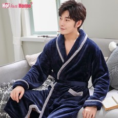 겨울 목욕가운 파자마 수면 로브 가디건