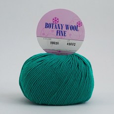 필립섬유 보타니울 파인 1볼 50g 125m 18색 6ply 메리노울100% 캐시미어터치 의류실 목도리실, 20.에메랄드