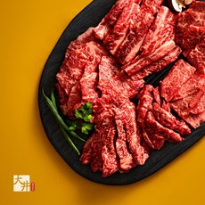 (특판)[대정한우] 1++ 한우 오마카세 800g(갈비+살치+꽃살+업진+갈비추리)(선물가방 포함), 없음