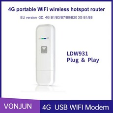 4G 와이파이 동글 LTE 랜카드 공유기 LDW931 무선 핫스팟 퀄컴 칩 4G UFI, 4G USB Modem