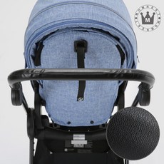 맘네스트 맘네스트 블랙 가죽 손잡이 커버 스토케 비트 유모차 전용, 단품없음, 1개