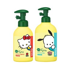 그린핑거 마이키즈 산리오 워시 320ml+얼굴로션 160ml, 1개