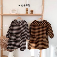 아이엠 롱부츠랑 잘어울리는 봉봉체크 원피스(주니어) NC 신구로점