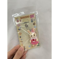 실바니안 키링 키홀더 열쇠고리 토끼, 튤립 버니, 1개