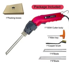 휴대용 전기 폼 폴리스티렌 절단기 니켈 카드뮴 핫 나이프 스티로폼 도구 5cm 10, [01] 150W two blade, [04] AU, 4) 150W two blade - AU
