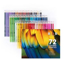 HB문화사 프리미어 전문가용 아티스트 유성 가방타입케이스 색연필 셋트 72색 120색, 1개, 72종