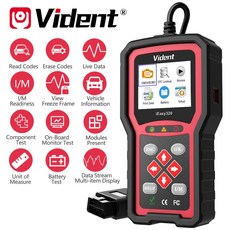 VIDENT iEasy320 OBDII/EOBD+CAN 코드 리더기는 대부분의 1996년 및 업데이트 버전의 OBDII와 CAN 호환 자동차에 적용된다, 중국 명사, 1개