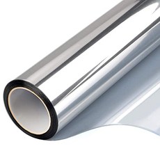 NMT 반사 창 필름 편도 개인 정보 보호 UV 차단 창 비닐 열 제 [Silver- 23.6 Inch x 13.1 Feet] - P082107CYVN7PT2, Silver- 23.6 Inch x 13.1 Feet