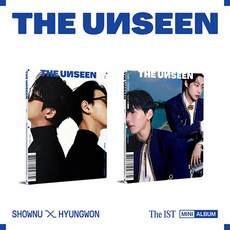 [MONSTA X] [특전 페이퍼 태그2] 셔누 형원 미니1집 2종 세트 THE UNSEEN 일반반 / 더스트자켓2+포토북2+포토카드2+포토2