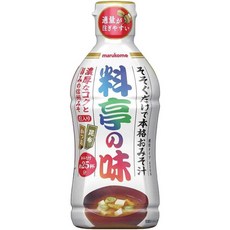 Marukome Corporation 일본직구 마루코메 액체 미소 료테이노 맛 보니토 콤부 대시 15.2온스(430g) x 5팩, 5개, 430g