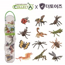 컬렉타 미니 곤충 거미 모형 장난감 12종 세트, 1세트
