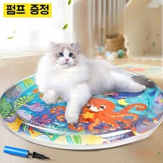 고양이 물고기 매트 강아지 냉감패드 워터매트 장난감