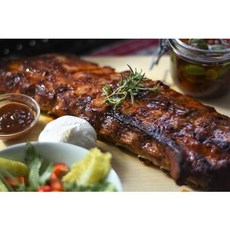 간편하게 집에서 즐기는 홈파티 바베큐폭립 쪽갈비 대용량 1kg, 상세페이지 참조