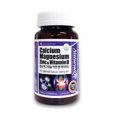 뼈건강 을 위한 칼슘 마그네슘 아연 비타민D 120정