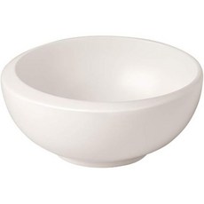 빌레로이앤보흐 뉴문 맛있는 딥과 핑거푸드를 위한 작은 그릇 프리미엄 도자기 화이트 식기세척기 사용 가능 8 5X8 5X3 5CM, Dip bowl, 1개