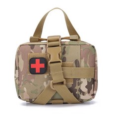 Molle 전술 허리 가방 야외 비상 EDC 파우치 캠핑 의료 액세서리 군사 도구 사냥 패니 팩 응급 처치, 04 CP, 1개