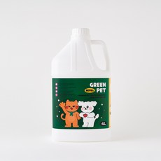 그린펫 펫 프로텍션 스프레이 탈취소독제 강아지 고양이 모래 화장실 배변 패드 냄새제거, 2개, 4000ml