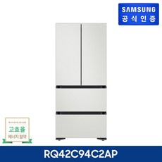 삼성전자 비스포크 김치플러스 4도어 키친핏 420L RQ42C94C2AP