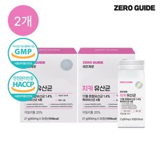 레프제로구강유산균 제로가이드 레프제로 치카유산균 2개 30정