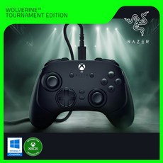 레이저코리아 Wolverine V3 TE 토너먼트 에디션 XBOX PC겸용 울버린 V3 TE 햅틱 유선 컨트롤러, 1개, RZ06-05210100-R3M1, Black