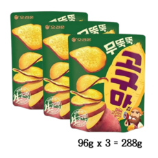 오리온 무뚝뚝 고구마칩 스낵 대용량 (96gx3개), 288g, 1개