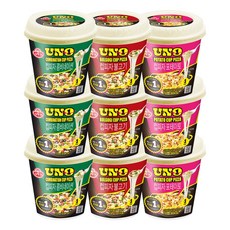 오뚜기 떠먹는 컵피자 포테이토 150g 3개+불고기 150g 3개+콤비네이션 150g 3개(총 9개), 9개