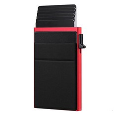 카드지갑 남성 여성 반지갑 Rfid 얇은 슬림 미니 미니멀리스트 지갑 럭셔리 금속 은행 ID 카드 홀더 케이스 신용카드
